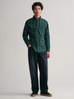 GANT Checked Button-down Collar Casual Pure Cotton Shirt