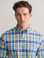 GANT Men Blue Classic Checked Casual Shirt