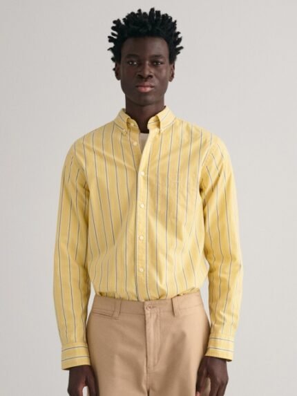 GANT Regular Fit Button Down Striped Shirts