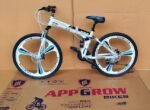 Generic Appgrow Folding Bicycle 26T For Age Group 12+ Years - Dual, Unisex-Youth, Folding Bike, 17 Inch, White