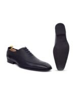 GRIFFIN Men Navy Blue Formal Oxfords