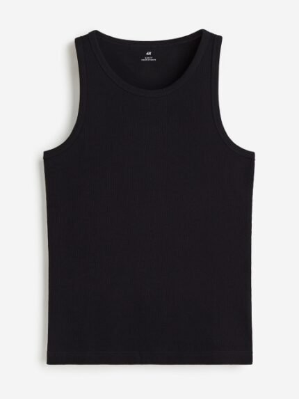 H&M Men Slim Fit Ribbed Vest Top