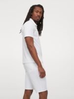 H&M Men White Solid Slim Fit Polo shirt