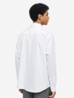 H&M Regular Fit Pure Cotton Poplin Shirt