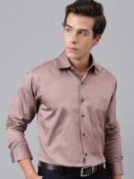 Hancock Premium Pure Cotton Satin Slim Fit Party Shirt