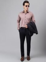 Hancock Premium Pure Cotton Satin Slim Fit Party Shirt