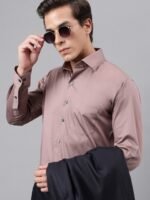 Hancock Premium Pure Cotton Satin Slim Fit Party Shirt