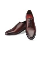 Harrykson London Men Brown Lightweight Leather Oxfords Formal Shoes