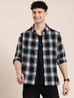 HERE&NOW Checked Relaxed Fit Casual Shirt