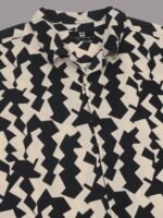 HERE&NOW Men Black Slim Fit Printed Casual Shirt