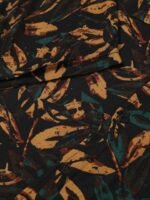 HERE&NOW Men Black Slim Fit Tropical Printed Casual Shirt