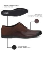 HERE&NOW Men Lace-Up Formal Oxfords