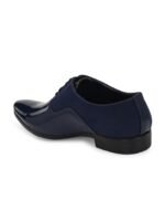 HERE&NOW Men Navy Blue Round Toe Formal Oxfords