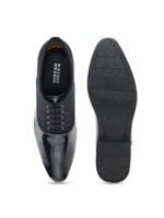 HERE&NOW Men Navy Blue Round Toe Formal Oxfords