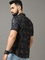 HERE&NOW Men Slim Fit Floral Printed Casual Shirt