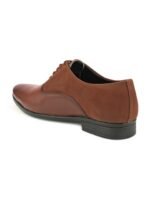 HERE&NOW Men Tan Brown Textured Formal Oxfords