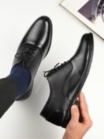 HERE&NOW Men Textured Formal Oxfords