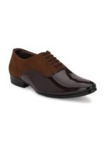 HERE&NOW Men Textured Formal Oxfords Shoes