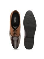 HERE&NOW Men Textured Formal Oxfords Shoes