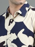 HERE&NOW Slim Fit Abstract Printed Casual Shirt