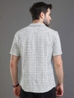 HERE&NOW Slim Fit Checked Cotton Casual Shirt