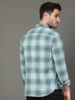 HERE&NOW Slim Fit Tartan Checked Casual Shirt