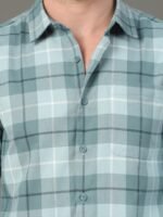 HERE&NOW Slim Fit Tartan Checked Casual Shirt