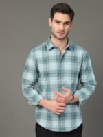 HERE&NOW Slim Fit Tartan Checked Casual Shirt