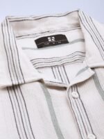 HERE&NOW Striped Slim Fit Knitted Casual Shirt