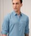 HIGHLANDER Men Blue Slim Fit Casual Shirt