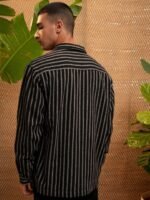 HIGHLANDER Men Opaque Striped Casual Shirt