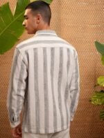 HIGHLANDER Men Opaque Striped Casual Shirt