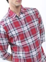 HIGHLANDER Slim Fit Tartan Checks Checked Casual Shirt