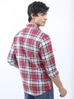 HIGHLANDER Slim Fit Tartan Checks Checked Casual Shirt