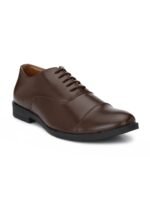 Hirel's Men Brown Oxford Formal Shoes