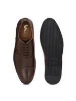 Hirel's Men Brown Oxford Formal Shoes