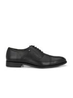 House of Pataudi Men Genuine Leather Lace-Up Formal Oxfords