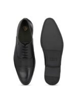 House of Pataudi Men Genuine Leather Lace-Up Formal Oxfords