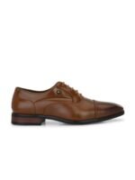 House of Pataudi Men Lace-Up Formal Oxfords