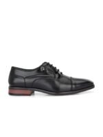 House of Pataudi Men Lace-Up Formal Oxfords