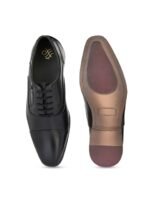 House of Pataudi Men Lace-Up Formal Oxfords