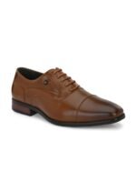 House of Pataudi Men Lace-Up Formal Oxfords