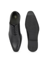 House of Pataudi Men Leather Formal Oxfords Shoes