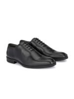House of Pataudi Men Leather Formal Oxfords Shoes
