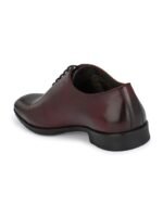 House of Pataudi Men Leather Formal Oxfords Shoes