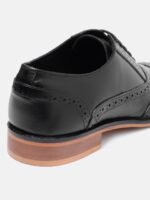 House of Pataudi Men Perforated Formal Oxfords