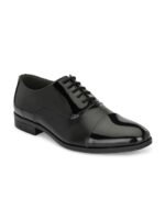 House of Pataudi Men Textured Formal Oxfords