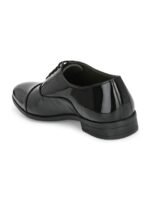 House of Pataudi Men Textured Formal Oxfords