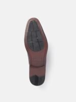 House of Pataudi Men Textured Oxfords