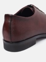 House of Pataudi Men Textured Oxfords